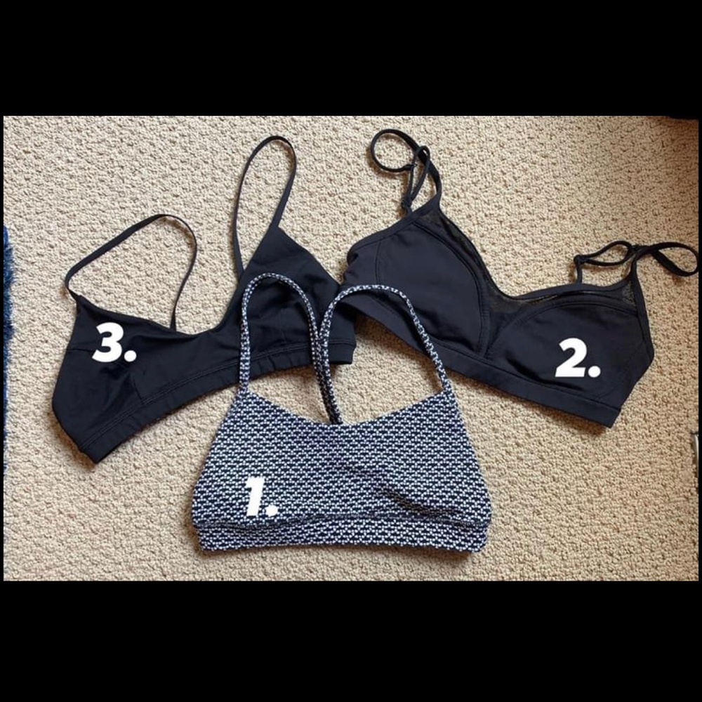 Lululemon sports bras